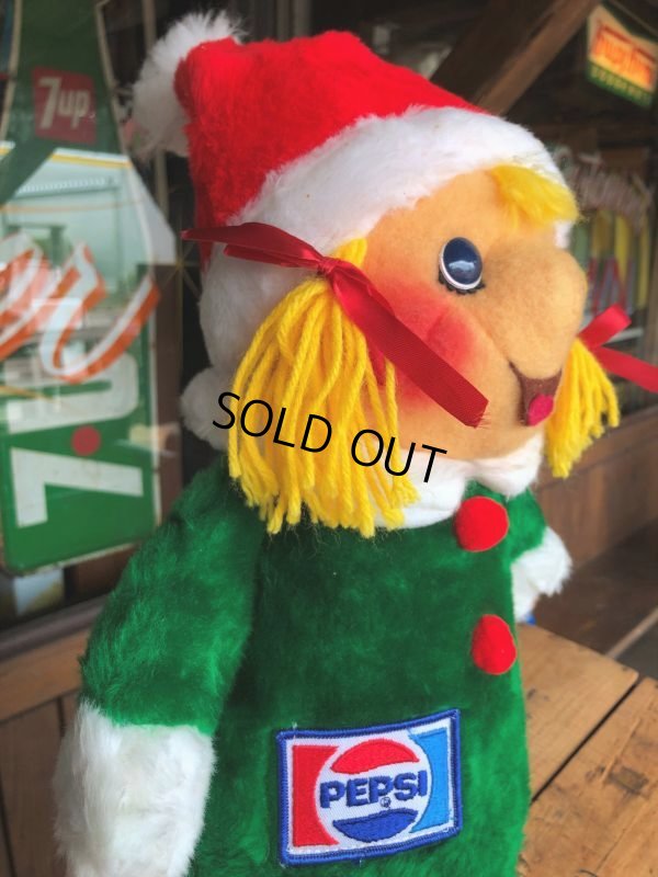 画像4: 70s Vintage Pepsi Christmas Doll 43cm (B440)