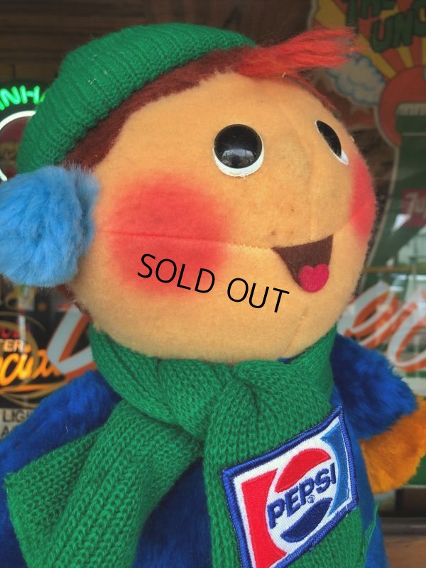 画像3: 70s Vintage Pepsi Christmas Doll 43cm (B442)