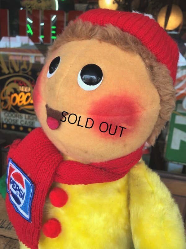画像3: 70s Vintage Pepsi Christmas Doll 43cm (B443)