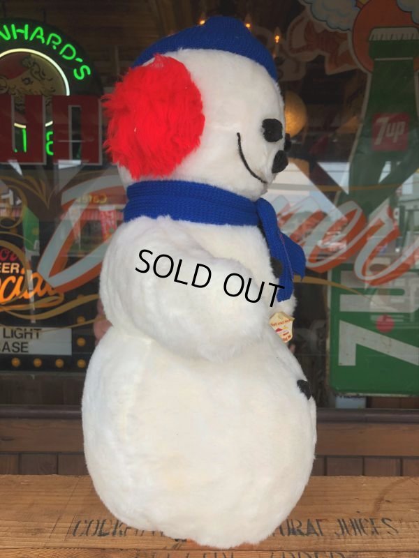 画像7: 70s Vintage Pepsi Christmas Doll Snow Man 52cm (B444)