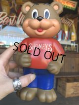 90s Vintage Shoney’s Bear Coin Bank Doll  (B449)