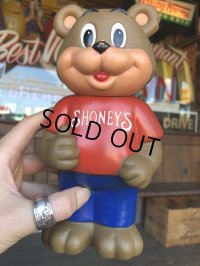 90s Vintage Shoney’s Bear Coin Bank Doll  (B449)
