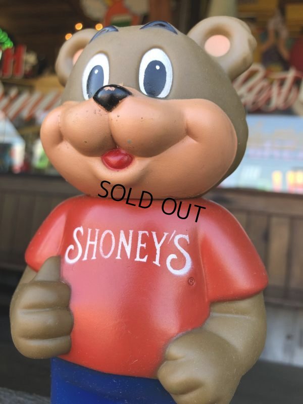 画像8: 90s Vintage Shoney’s Bear Coin Bank Doll  (B449)