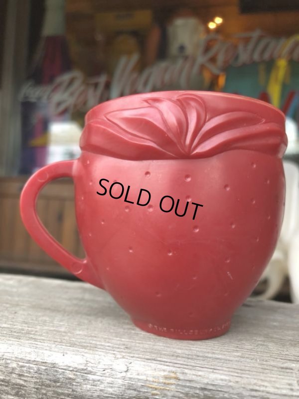 画像3: 60s Vintage Funny Face Mug  Freckle Face Strawberry (B445)