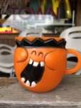 画像5: 70s Vintage Funny Face Mug  Jolly Olly Orange (B446)