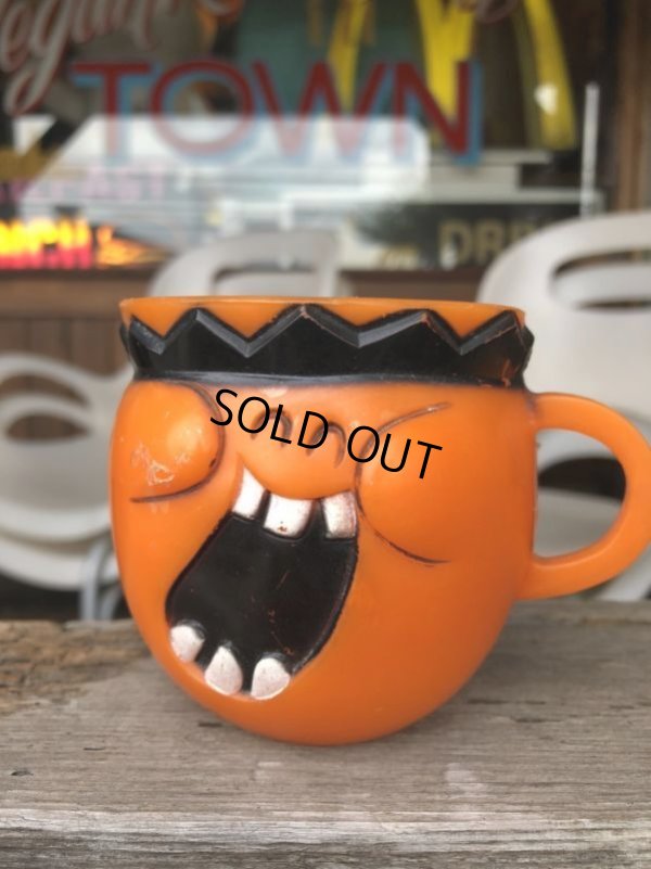 画像5: 70s Vintage Funny Face Mug  Jolly Olly Orange (B446)