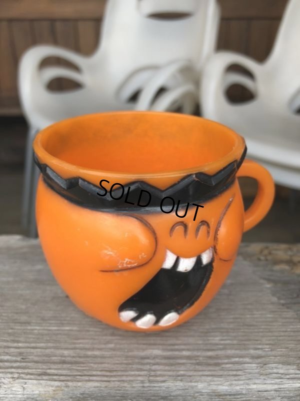 画像4: 70s Vintage Funny Face Mug  Jolly Olly Orange (B446)