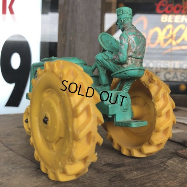 画像3: 50s Vintage Auburn Rubber Tractor toy (B452)