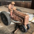 画像5: 50s Vintage Auburn Rubber Tractor toy (B454)