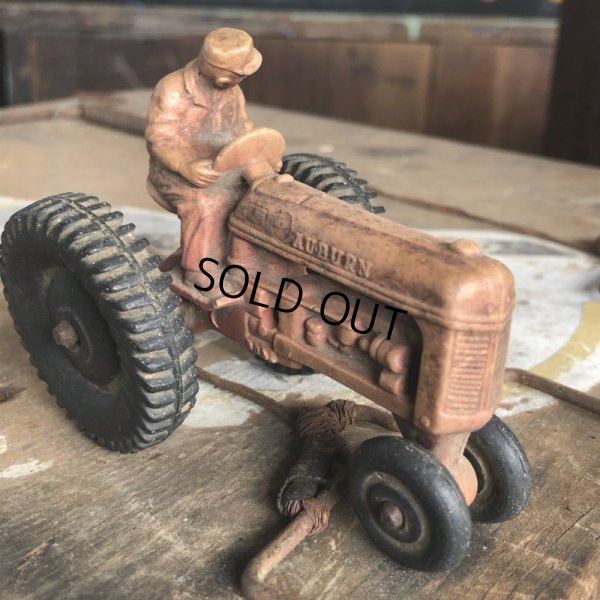 画像5: 50s Vintage Auburn Rubber Tractor toy (B454)