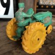 画像4: 50s Vintage Auburn Rubber Tractor toy (B452)