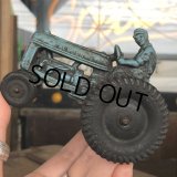 50s Vintage Auburn Rubber Tractor toy (B453)