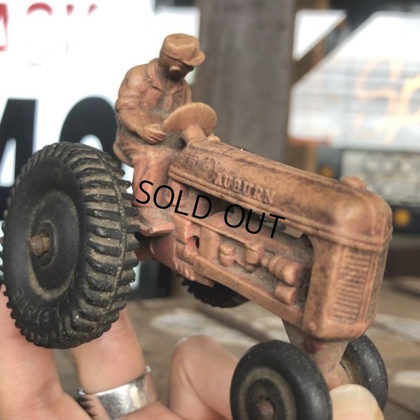 画像2: 50s Vintage Auburn Rubber Tractor toy (B454)