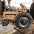 画像10: 50s Vintage Auburn Rubber Tractor toy (B454) (10)