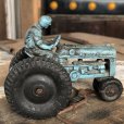 画像4: 50s Vintage Auburn Rubber Tractor toy (B453) (4)