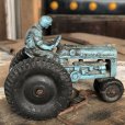 画像4: 50s Vintage Auburn Rubber Tractor toy (B453)