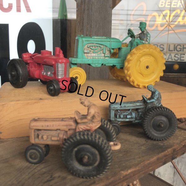 画像12: 50s Vintage Auburn Rubber Tractor toy (B452)