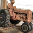 画像3: 50s Vintage Auburn Rubber Tractor toy (B454)