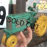 50s Vintage Auburn Rubber Tractor toy (B452)