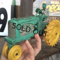 50s Vintage Auburn Rubber Tractor toy (B452)