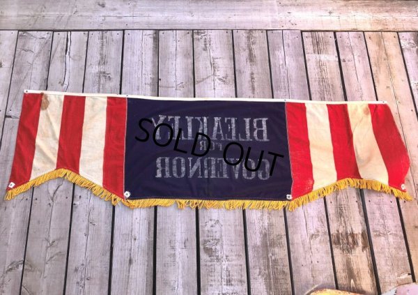 画像15: 1930s BLEAKLEY FOR GOVERNOR Campaign Political Banner Flag Sign (B458)