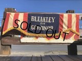 1930s BLEAKLEY FOR GOVERNOR Campaign Political Banner Flag Sign (B458)