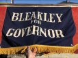 画像6: 1930s BLEAKLEY FOR GOVERNOR Campaign Political Banner Flag Sign (B458)