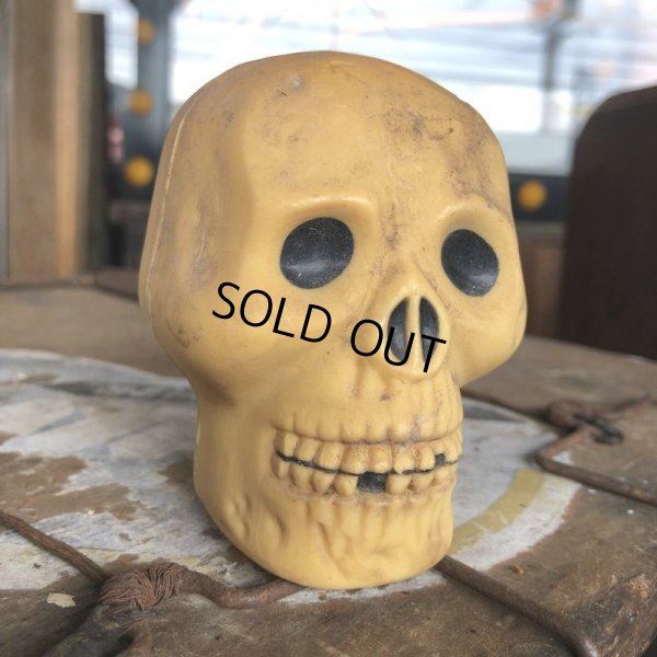 画像6: Vintage Halloween Decoration Skull Blow Mold Plastic Lamp Head (B463)