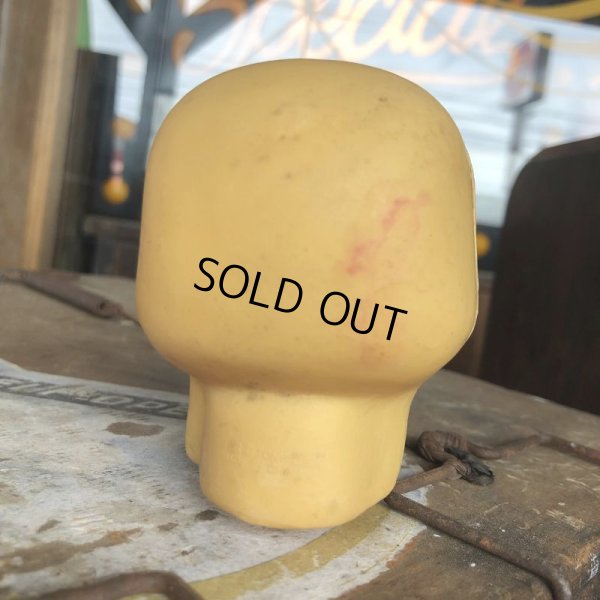 画像4: Vintage Halloween Decoration Skull Blow Mold Plastic Lamp Head (B459)