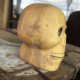 画像3: Vintage Halloween Decoration Skull Blow Mold Plastic Lamp Head (B460)