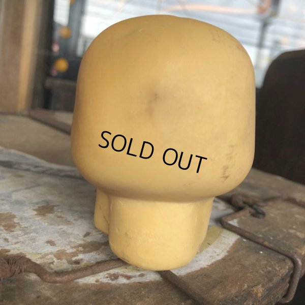 画像4: Vintage Halloween Decoration Skull Blow Mold Plastic Lamp Head (B461)