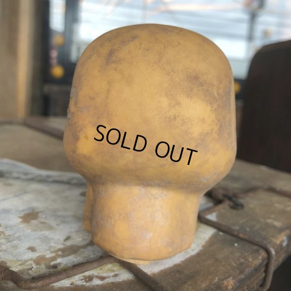 画像4: Vintage Halloween Decoration Skull Blow Mold Plastic Lamp Head (B460)