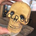 Vintage Halloween Decoration Skull Blow Mold Plastic Lamp Head (B460)