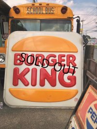 Vintage Burger King Old Logo Outdoor Sign Super Big Size!!! (B469)
