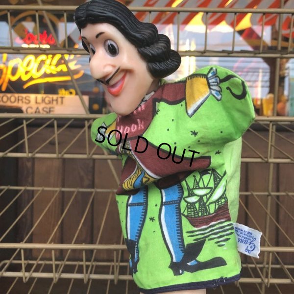画像6: Vintage Gund  Hand Puppet WDP Peter Pan Captain Hook (B470)