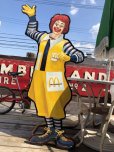 画像1: Vintage McDonald U.S.A Ronald McDonald Wooden Sign Very HARD TO FIND!!!!! (B477) (1)