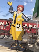 Vintage McDonald U.S.A Ronald McDonald Wooden Sign Very HARD TO FIND!!!!! (B477)