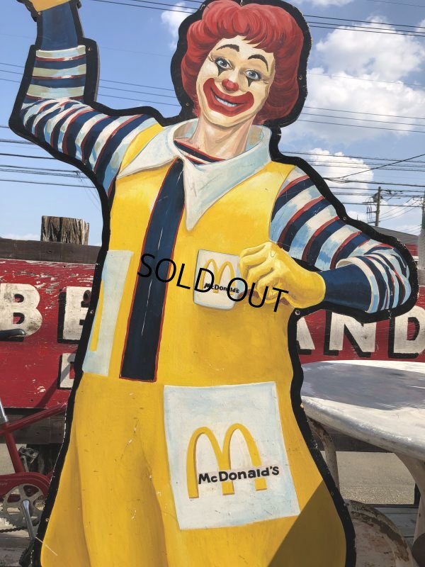 画像6: Vintage McDonald U.S.A Ronald McDonald Wooden Sign Very HARD TO FIND!!!!! (B477)