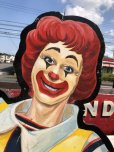 画像2: Vintage McDonald U.S.A Ronald McDonald Wooden Sign Very HARD TO FIND!!!!! (B477) (2)