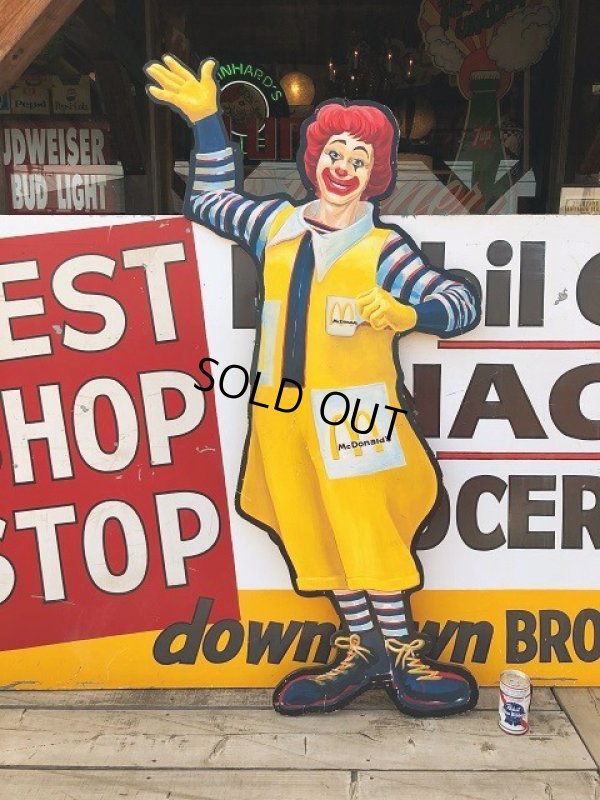 画像7: Vintage McDonald U.S.A Ronald McDonald Wooden Sign Very HARD TO FIND!!!!! (B477)