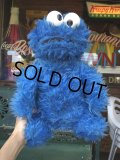 70s Vintage  Knickerbocker Sesame Street Cookie Monster Plush Dolll (B483)