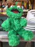 画像7: 70s Vintage Knickerbocker Sesame Street Oscar Plush Doll 45cm (B485)