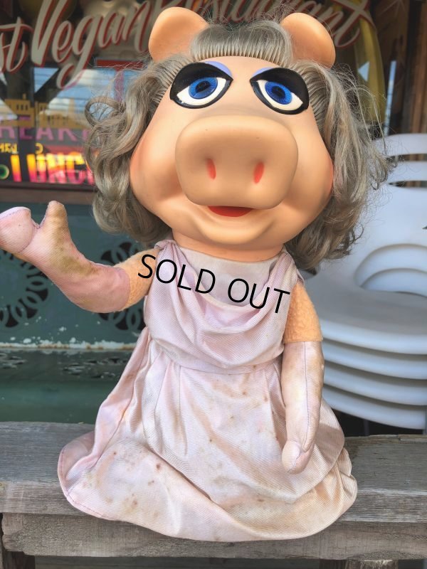 画像1: 70s Vintage FP Muppets Miss Piggy Puppet doll (B482)