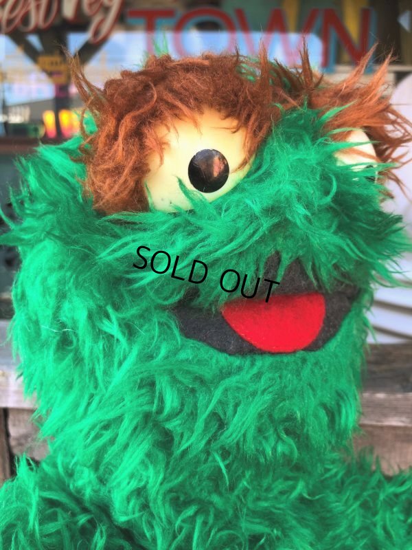 画像5: 70s Vintage Knickerbocker Sesame Street Oscar Plush Doll 40cm (B484)
