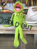 70s Vintage FP Muppets Kermit the Frog Plush doll (B479)