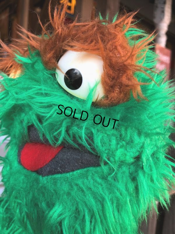 画像4: 70s Vintage Knickerbocker Sesame Street Oscar Plush Doll 40cm (B484)