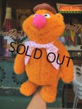 70s Vintage FP Muppets Fozzie Bear Plush doll (B481)