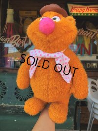 70s Vintage FP Muppets Fozzie Bear Plush doll (B481)