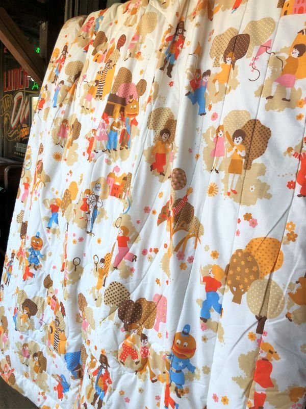 画像8: 70s Vintage Original McDonalds Twin Size Bed Comforter 220x175cm (B487)