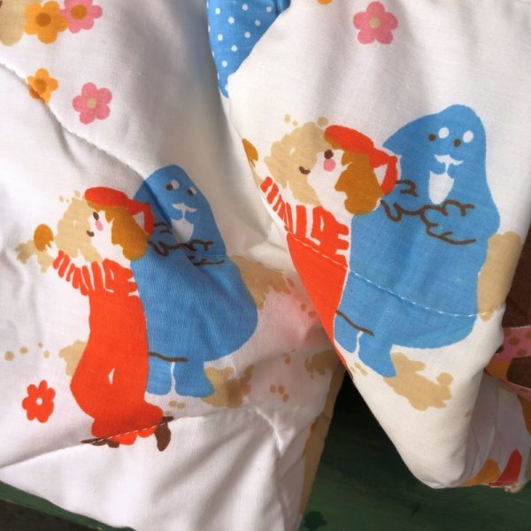 画像11: 70s Vintage Original McDonalds Twin Size Bed Comforter 220x175cm (B487)